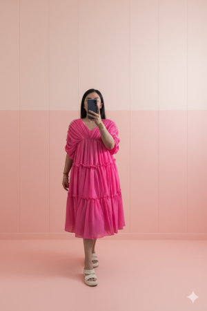 Dreamy Barbie Flare Dress