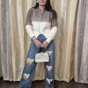 Winter Blush Ombre Top