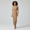 Body-Fitted Knit Dress – Super Stretchable