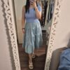 Imported Soft Denim Frill Skirt for Women