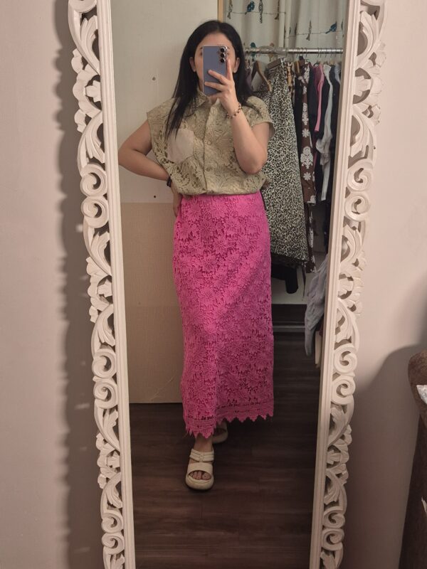 Luna Weave Imported Crochet Skirt