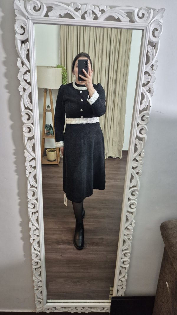 Vintage Luxe Corduroy Dress for Women