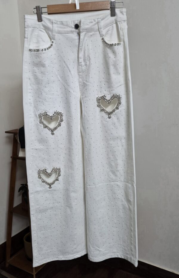 Premium Heart-Shape Cutwork High-Waist Bottom