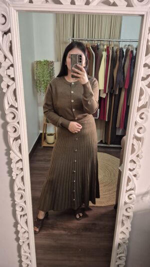 Élira Knitted Skirt Set