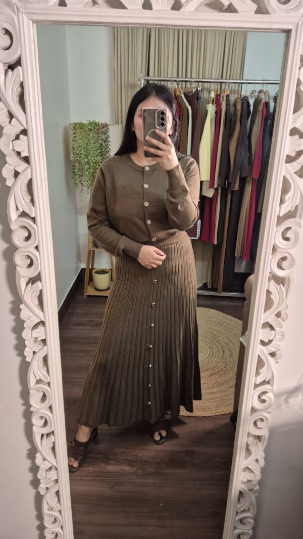 Élira Knitted Skirt Set