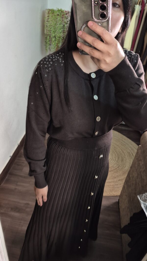 Élira Knitted Skirt Set