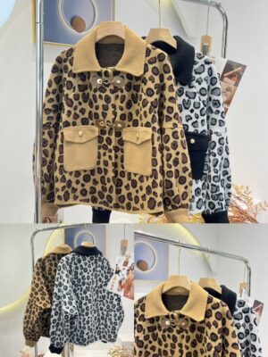 Heavy Premium Leopard Print Winter Jacket