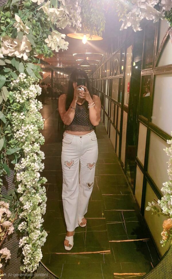 Premium Heart-Shape Cutwork High-Waist Bottom