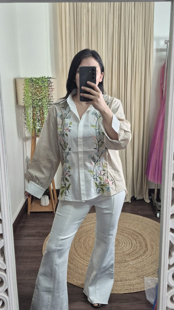 Premium Embroidered Cotton Shirt