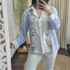 Premium Embroidered Cotton Shirt