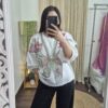 Viral Bow Pearl Detail Top