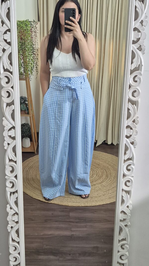 Balloon Fit Checked Trousers – Viral Edit