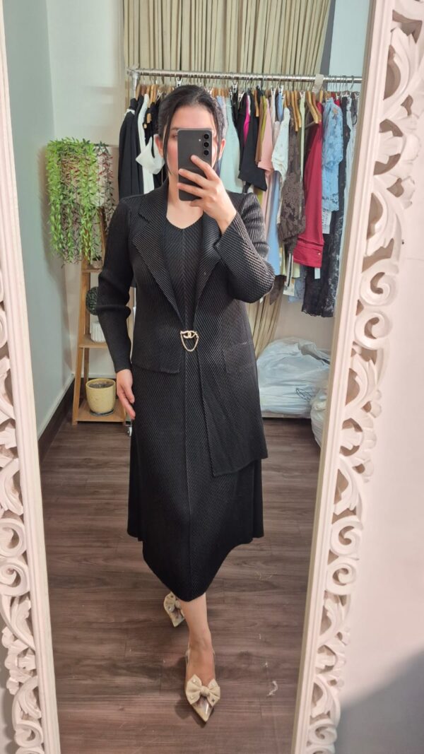 Korean Power Blazer Dress – Premium Edition