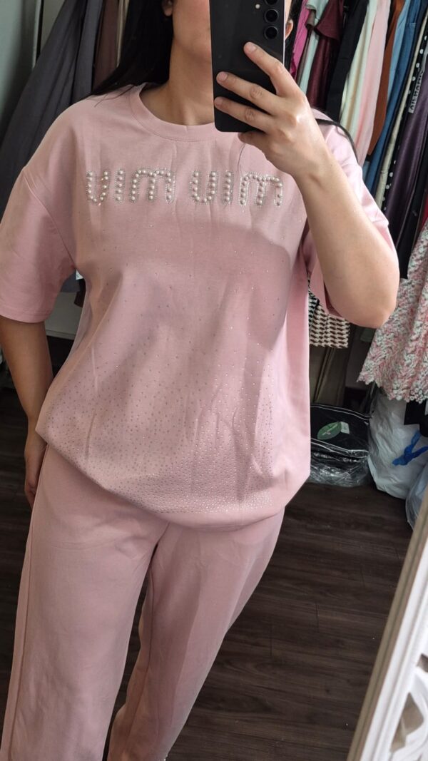 Premium Stretchable Bling Co-ord Set