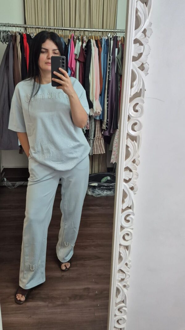 Premium Stretchable Bling Co-ord Set